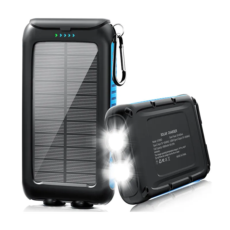 Funksjoner av 30000mAh Solar Panel Power Bank