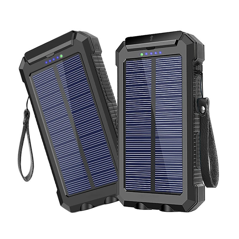 Mini Solar Power Bank nøkkelring 30000mAh