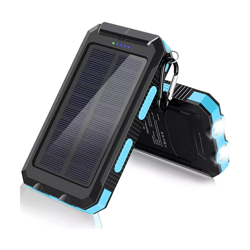 Solar Power Bank bærbar lader 20000mAh